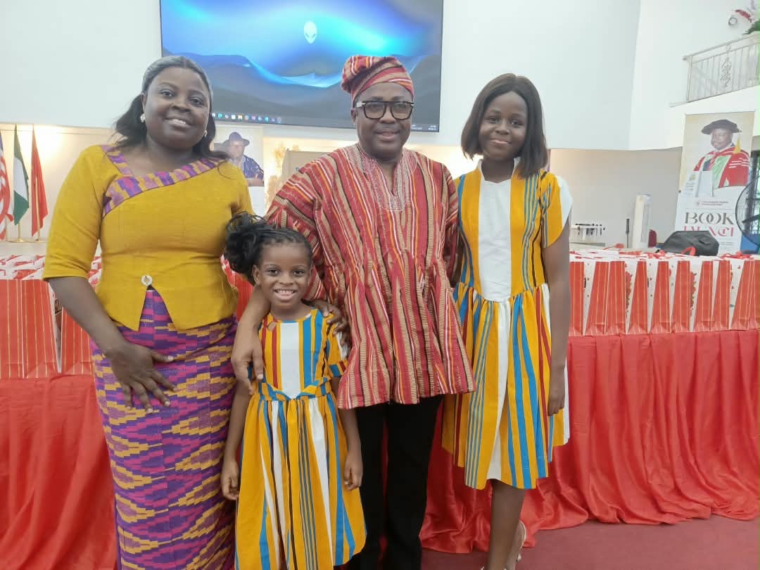 BOOK LAUNCH: THE AUTHOR, HIS WIFE AND HIS GIRLS